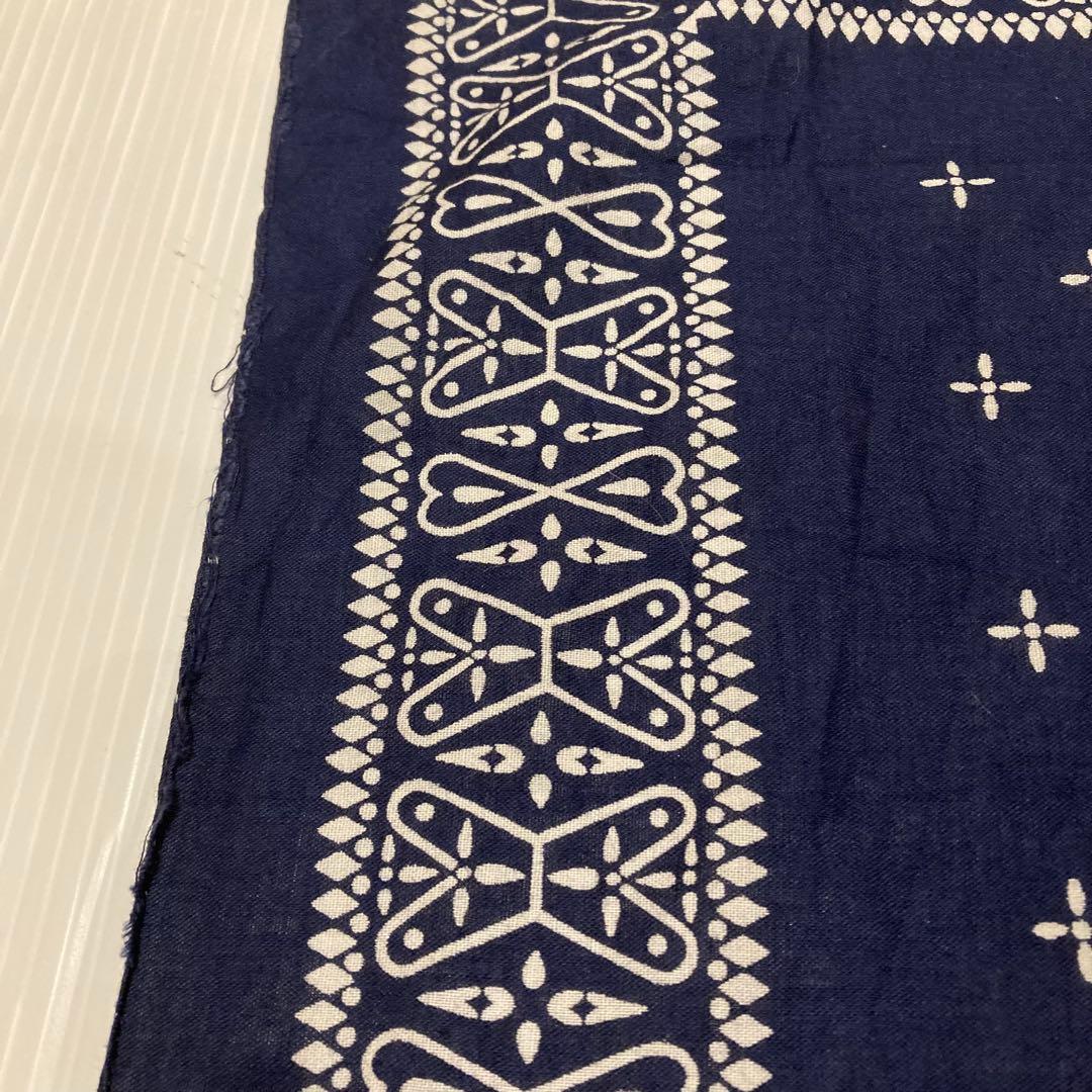 希少 60s 70s クロス柄 vintage バンダナ ビンテージ USA製