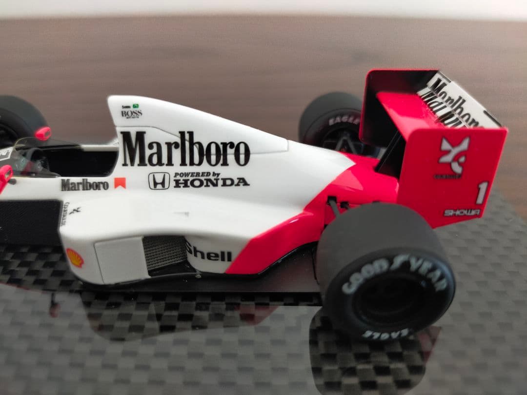 アイドロン 1/43 マクラーレン ホンダ MP4/5 日本GP アイルトンセナ