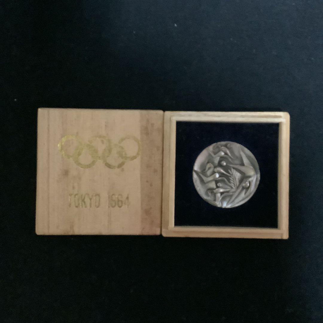 ☆希少☆純銀製☆1964年オリンピック東京大会 国旗掲揚 協力記念メダル