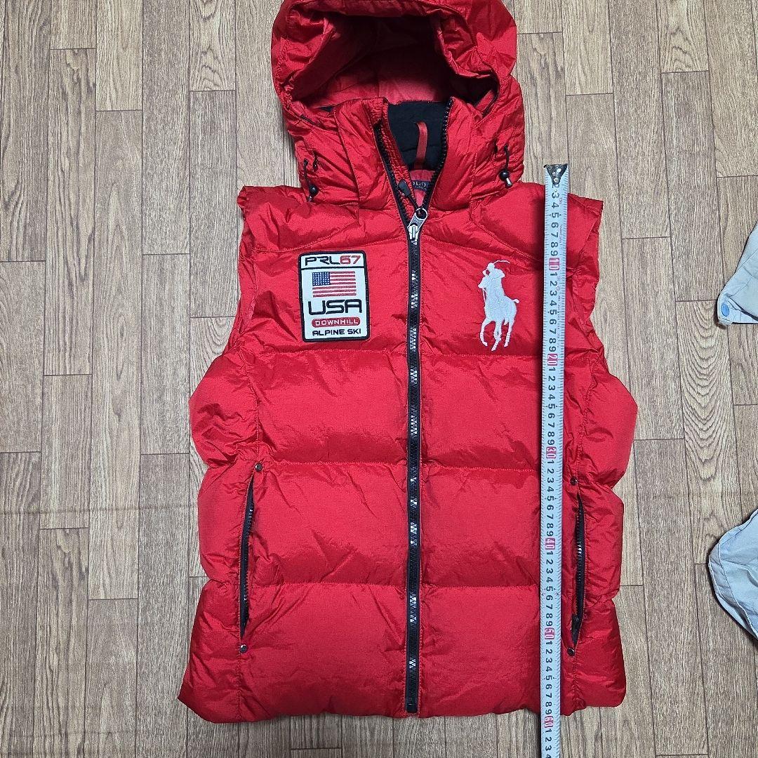 Polo Ralph Lauren レッド ダウンベスト S