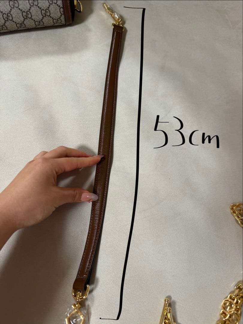 【GUCCI】 GGパターン ショルダーバッグ