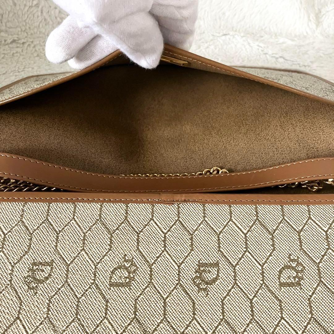 クリスチャンディオール レザー PVC ヴィンテージ 3way チェーンバッグ