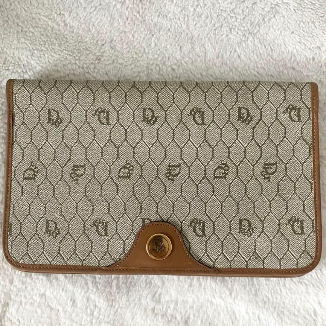 クリスチャンディオール レザー PVC ヴィンテージ 3way チェーンバッグ