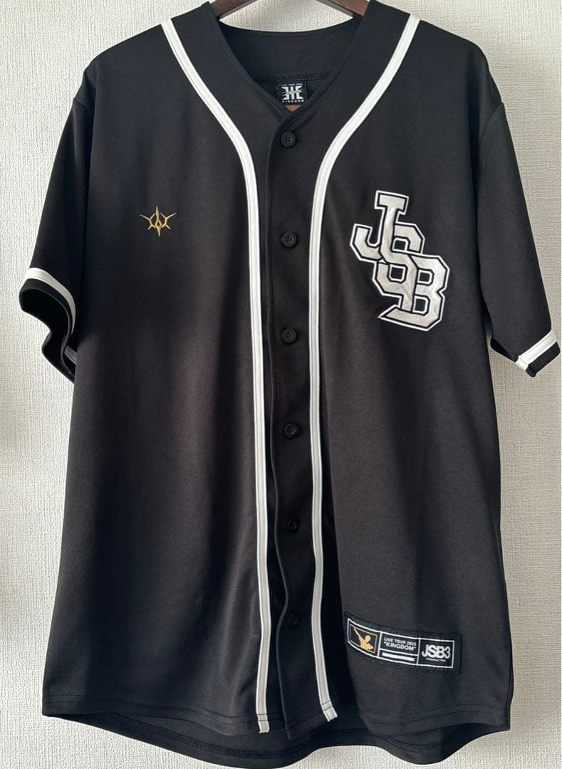 三代目 J SOUL BROTHERS KINGDOM ベースボールシャツ 黒 三代目 J SOUL