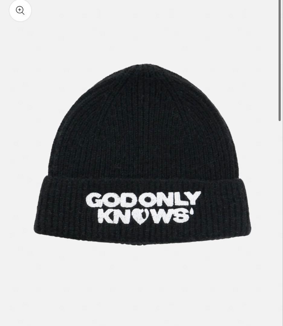 岩ちゃん ブラックニット帽 GOD ONLY KNOWS - メルカリ