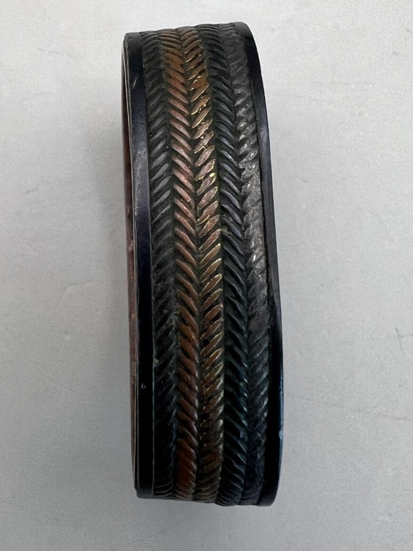 【海】江戸明治期　日本刀装具　金象嵌　縁頭　４点(１点在銘)　骨董品　美術品