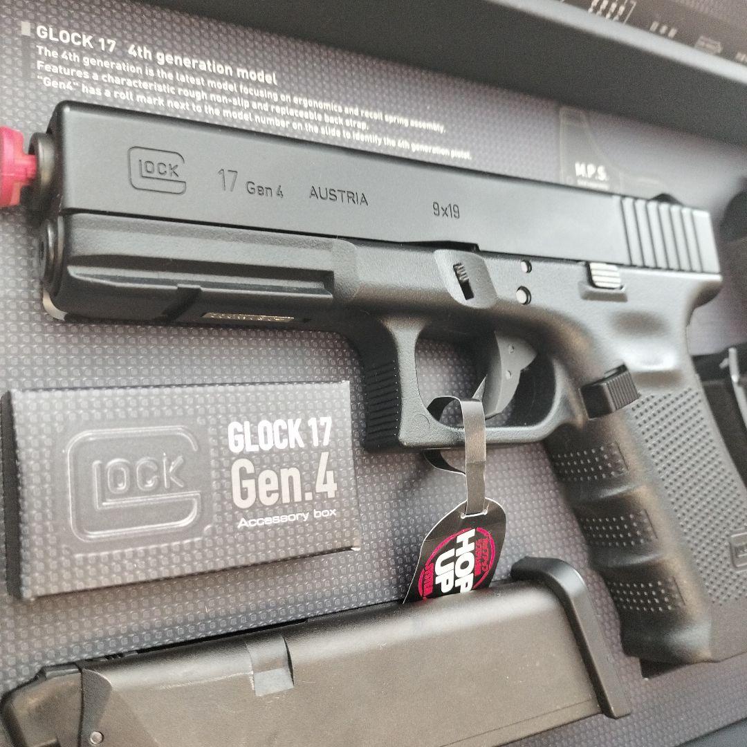 GLOCK 17 Gen.4 ガスブローバック 予備マガジン4本付