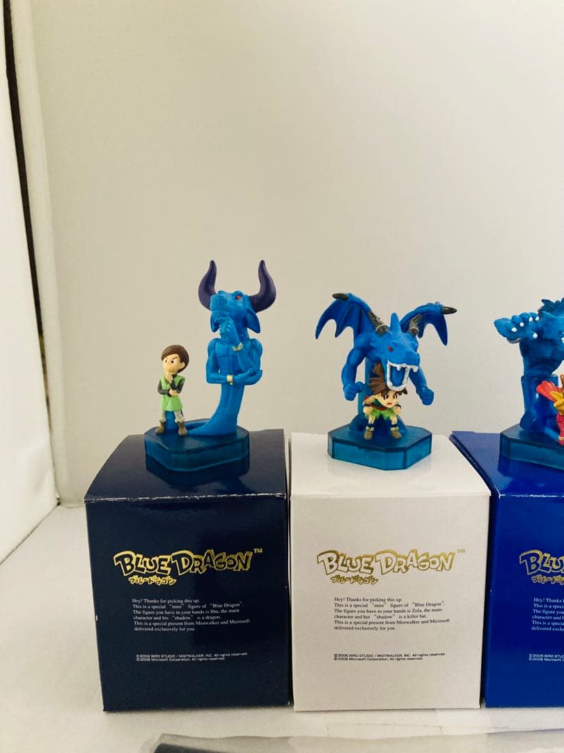 xbox360 鳥山明 ブルードラゴン フィギュア 美品 セット コンプリート