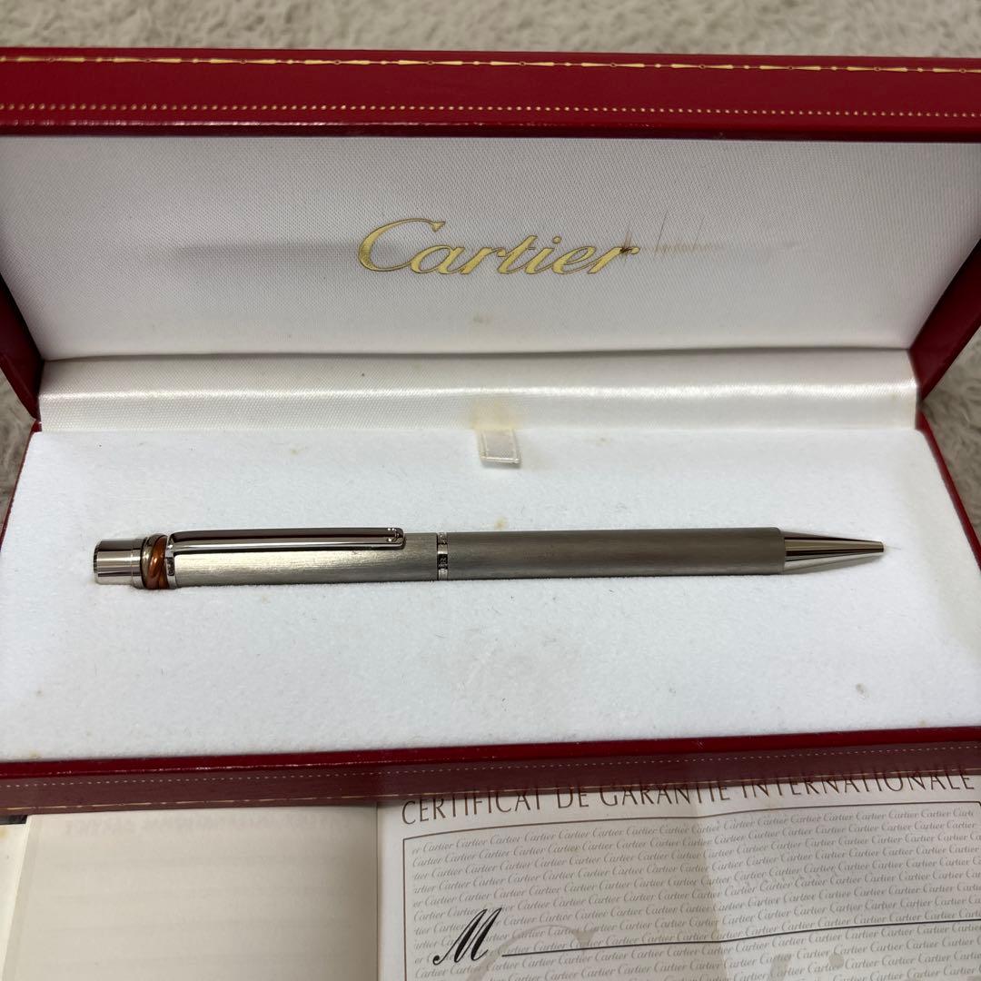Cartier カルティエ トリニティ スリーゴールド ボールペン 希少
