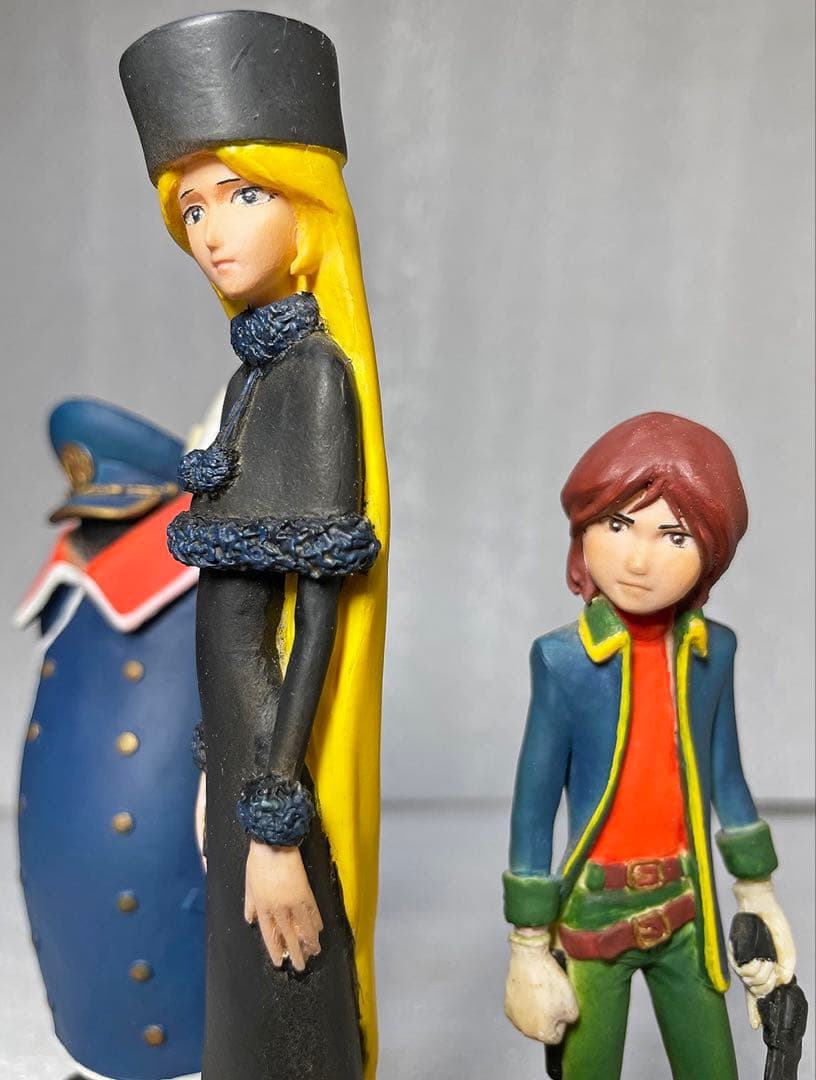 銀河鉄道999 ボークス 完成品（メーテル、鉄郎、車掌さん ガレージキット完成品