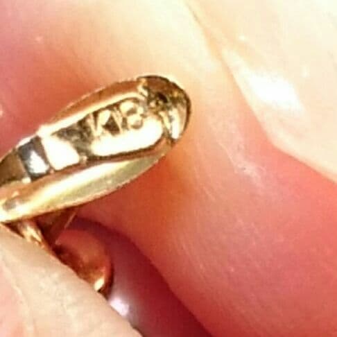 K18 本真珠,天然石ルビーペンダントトップ