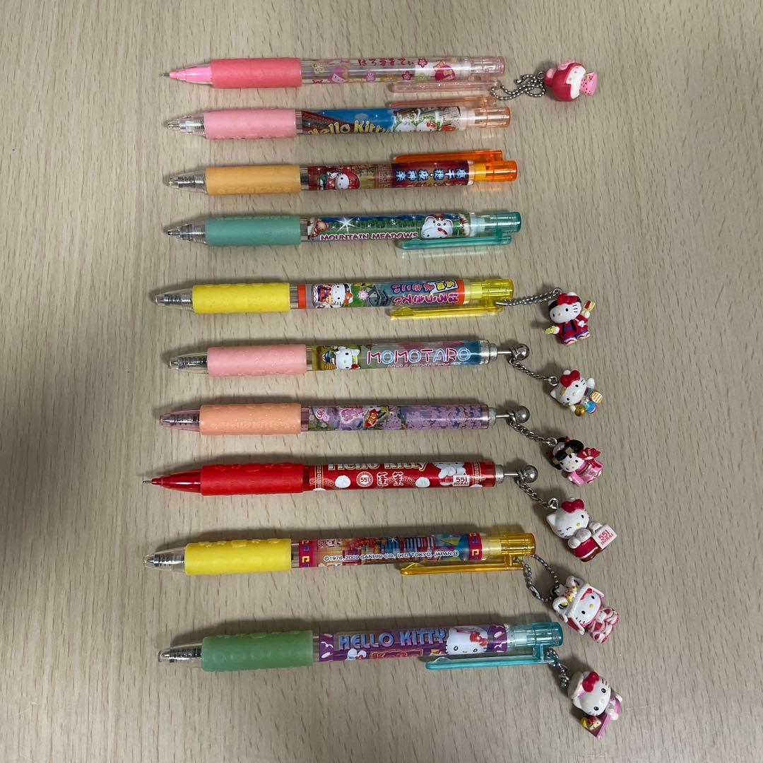 Hello Kitty シャープペンシルボールペン 10本セットご当地キティ