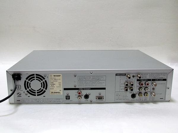 シャープ VHS→DVDダビング DV-HRW55 動作品