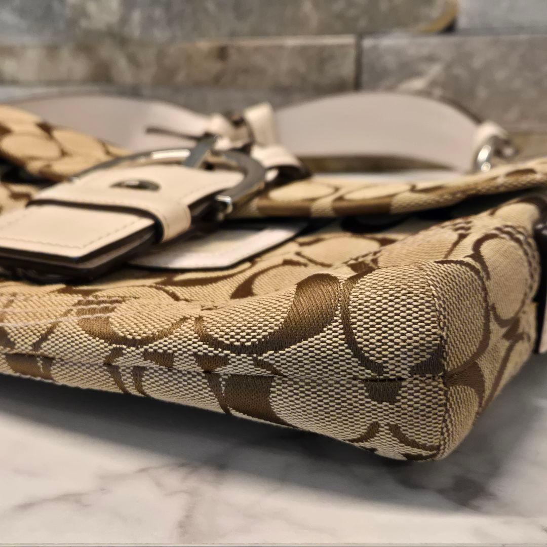美品　COACH　コーチ　ワンショルダー ソーホー シグネチャー レザー