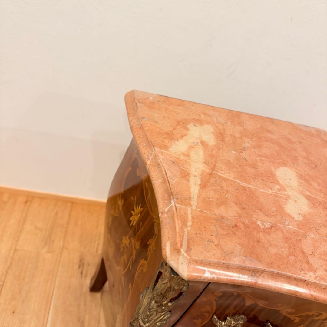 店舗 撮影用 空間が一気に映える 猫脚 アンティーク チェスト 大理石天