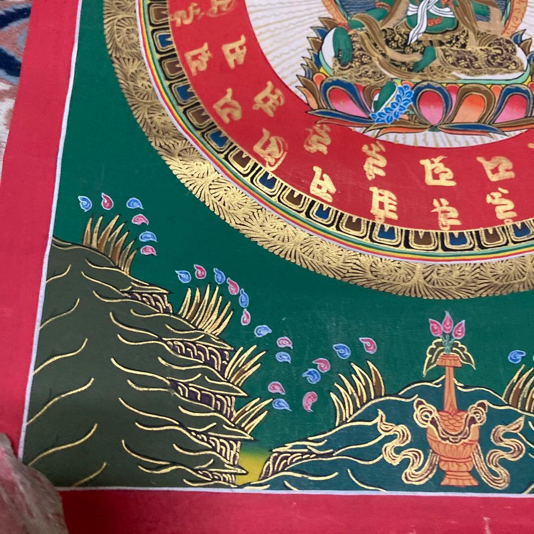 グリーンターラ　タンカペイント