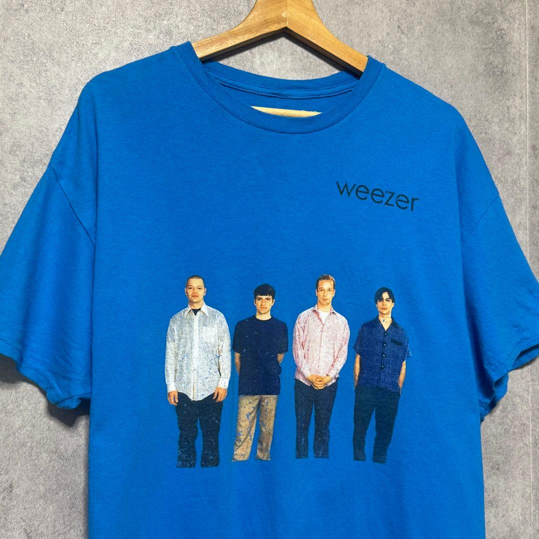オフィシャル】weezer バンド Tシャツ XL ブルー バンドTee WEEZER