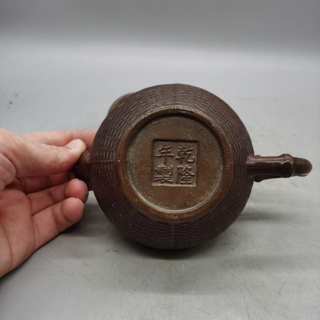 銅器 竹節壺 茶器 煎茶道具 装飾品 工芸品 置物