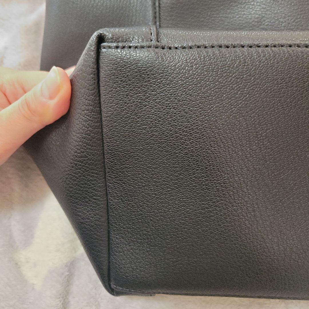 ポールスミス トートバッグ A4収納可　ストライプ 肩掛け ブラック　ビジネス