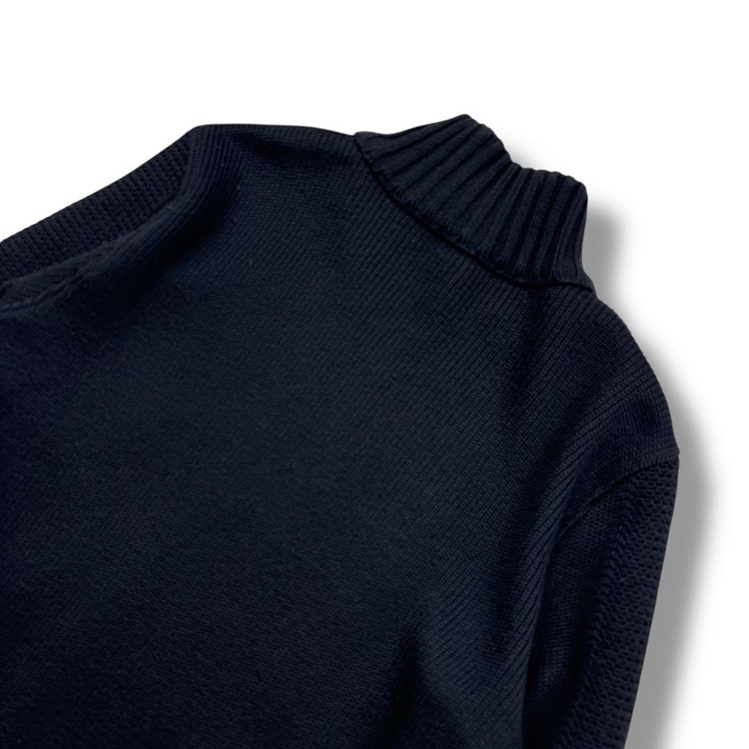 美品 エンポリオアルマーニ レザージャケット コンビブルゾン 切替え M