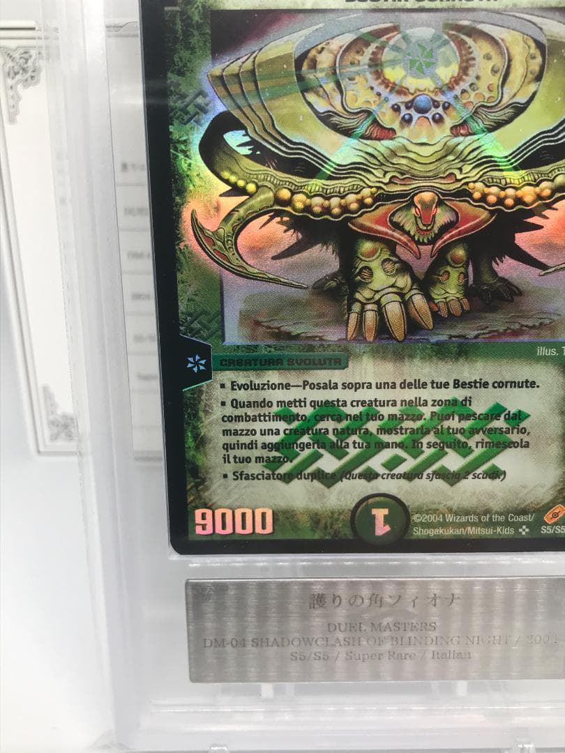 【ARS10+】護りの角フィオナ イタリア語 鑑定書付【PSA/ARS鑑定品】