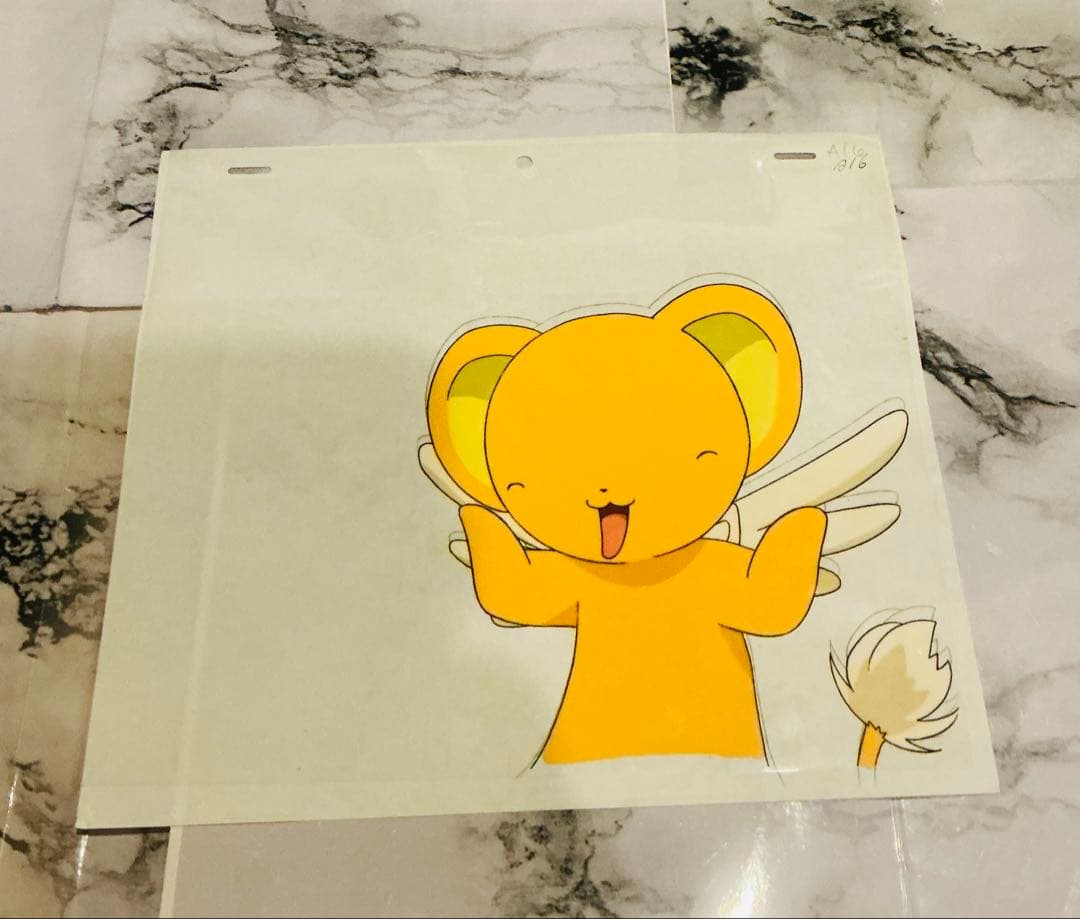 カードキャプターさくら　セル画　さくらちゃん　知世ちゃん　ケロちゃん　3枚セット