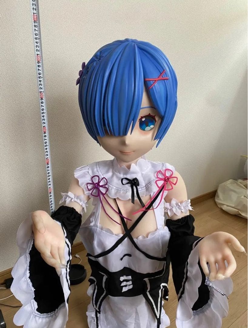 Re:ゼロから始める異世界生活 レム 1/1 胸像フィギュア110cm高さ