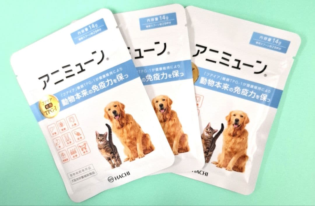 HACHI アニミューン 14g 犬・猫用サプリメント 2つセットHACHI