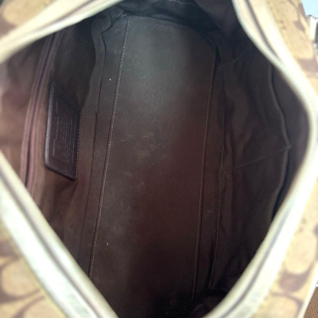 COACH シグネチャー　パッチワーク　ボストンバッグ　Y2K