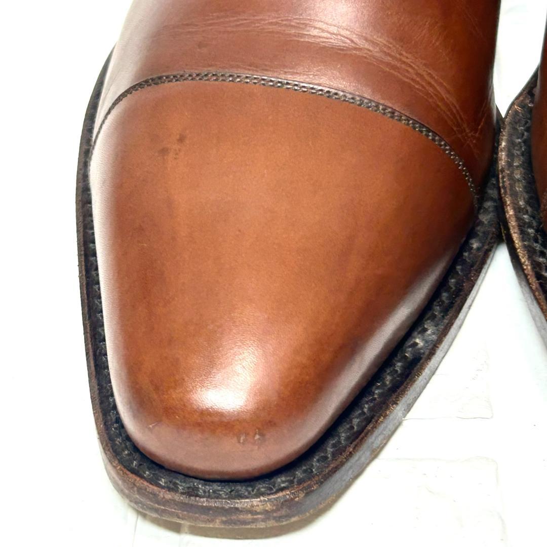 ジャランスリウァヤ　革靴　ブラウン　ストレートチップ　　内羽根　27.5cm