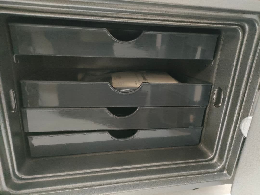 耐火金庫 Diamond Safe ダイヤセーフ 金庫2キータイプ トレー4付き