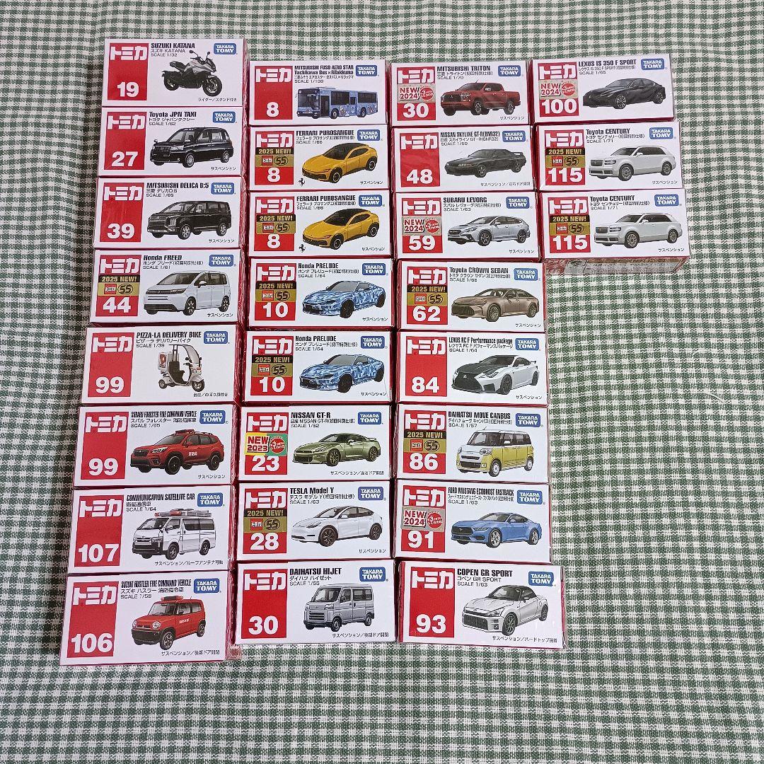 y*e様 トミカ 27台 セット 初回 通常 ミニカー まとめ売り セット売り