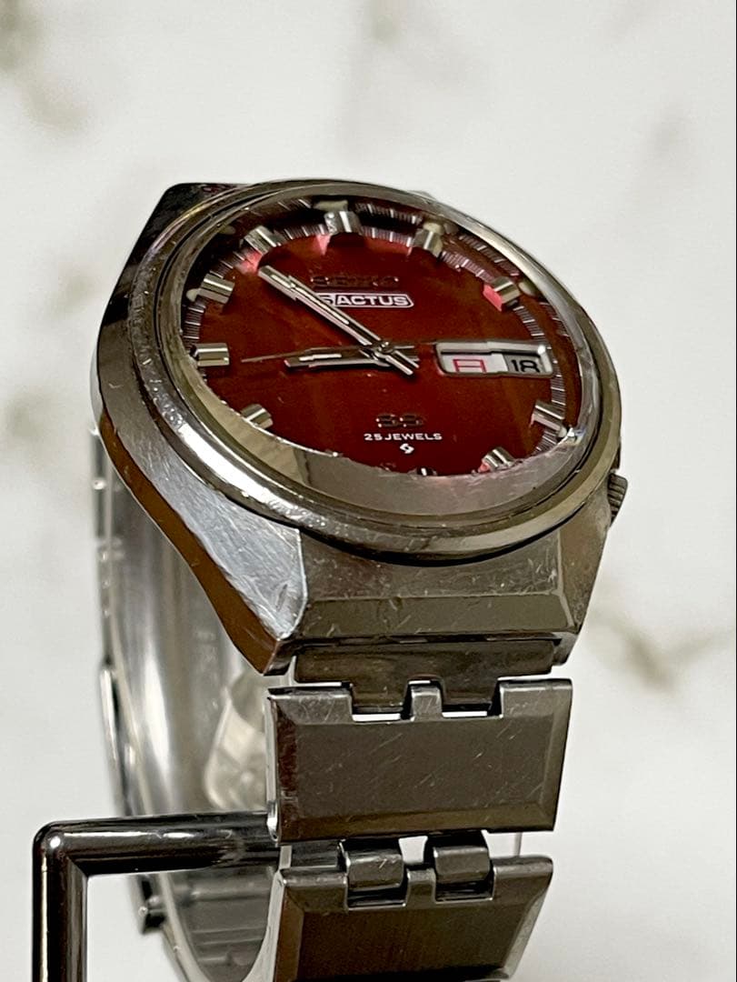 1973年9月製 セイコー5アクタスSS デイデイト 25J カットガラス