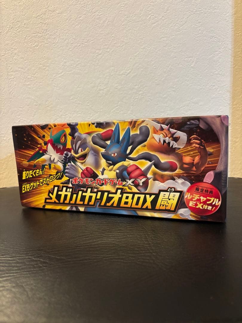 未開封 シュリンク付き メガルカリオBOX闘 ライジングフィストポケカの