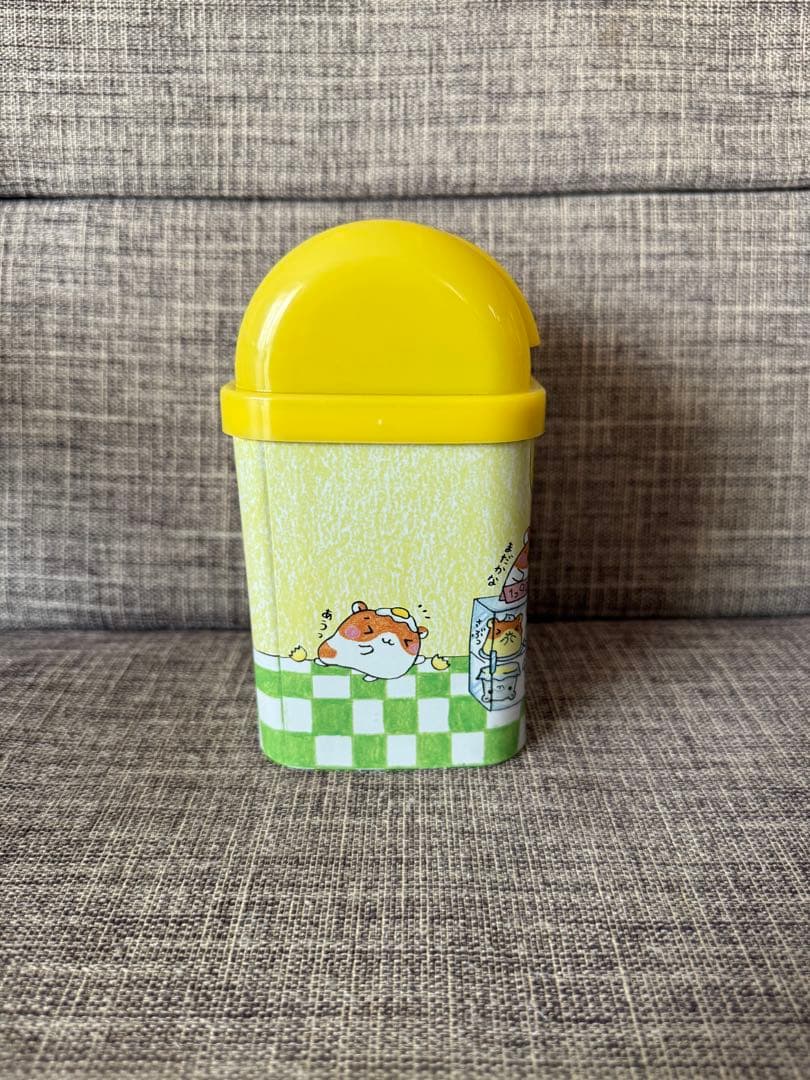 当時物】ハムちゃんプリン ダストボックス ゴミ箱 クーリア 平成レトロ