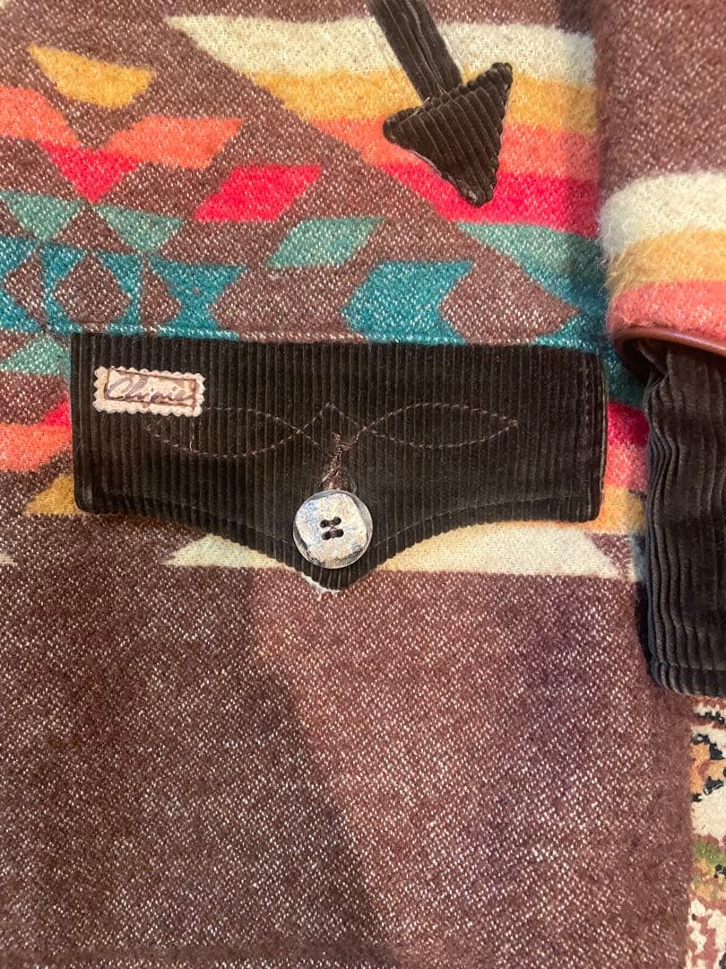 希少・レア CHIPIE フィールドジャケット ブルゾン L ネイティブ柄