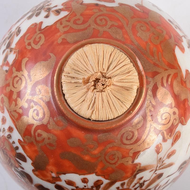 九谷焼 古九谷 赤絵金彩 花鳥文 振出 合わせ箱 M R8981 - メルカリ