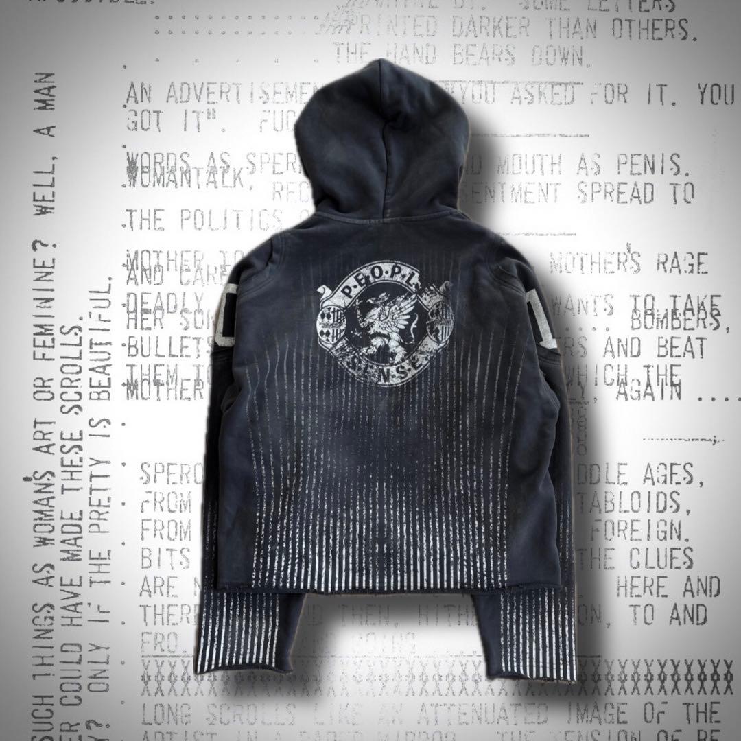 トップス Peoplesense Vertical Striped Hoodie S