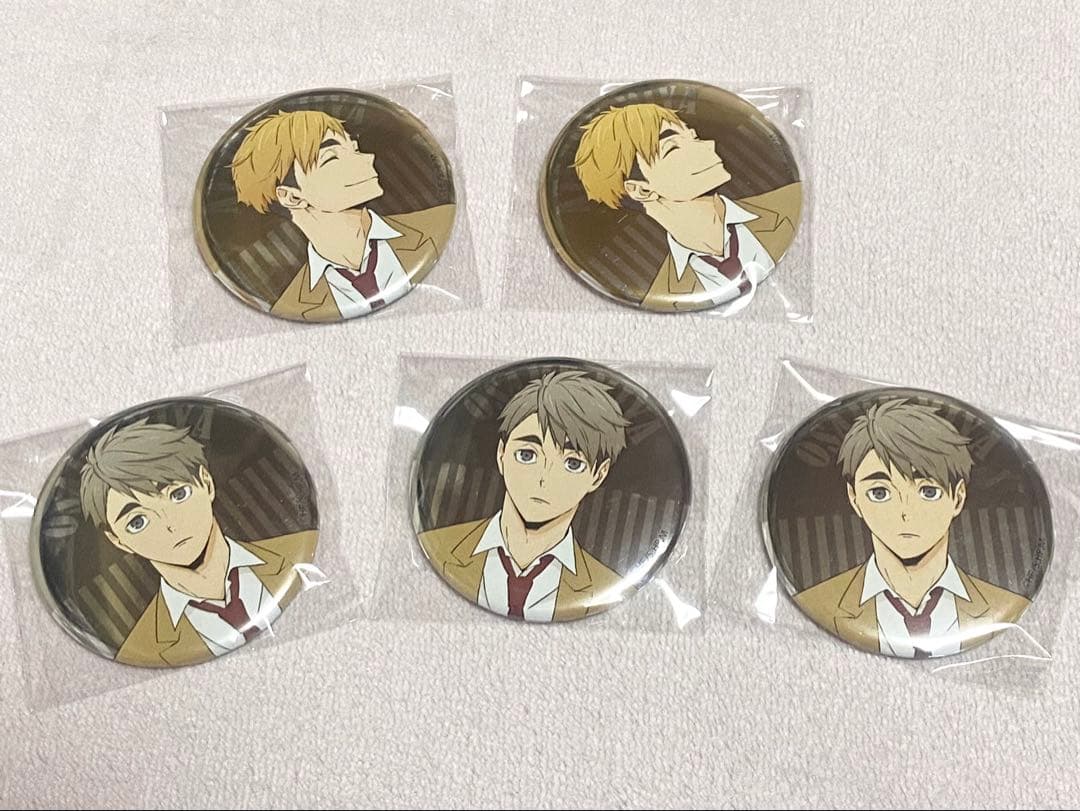 ハイキュー!! 宮侑 ナンジャタウン 缶バッジ 5点