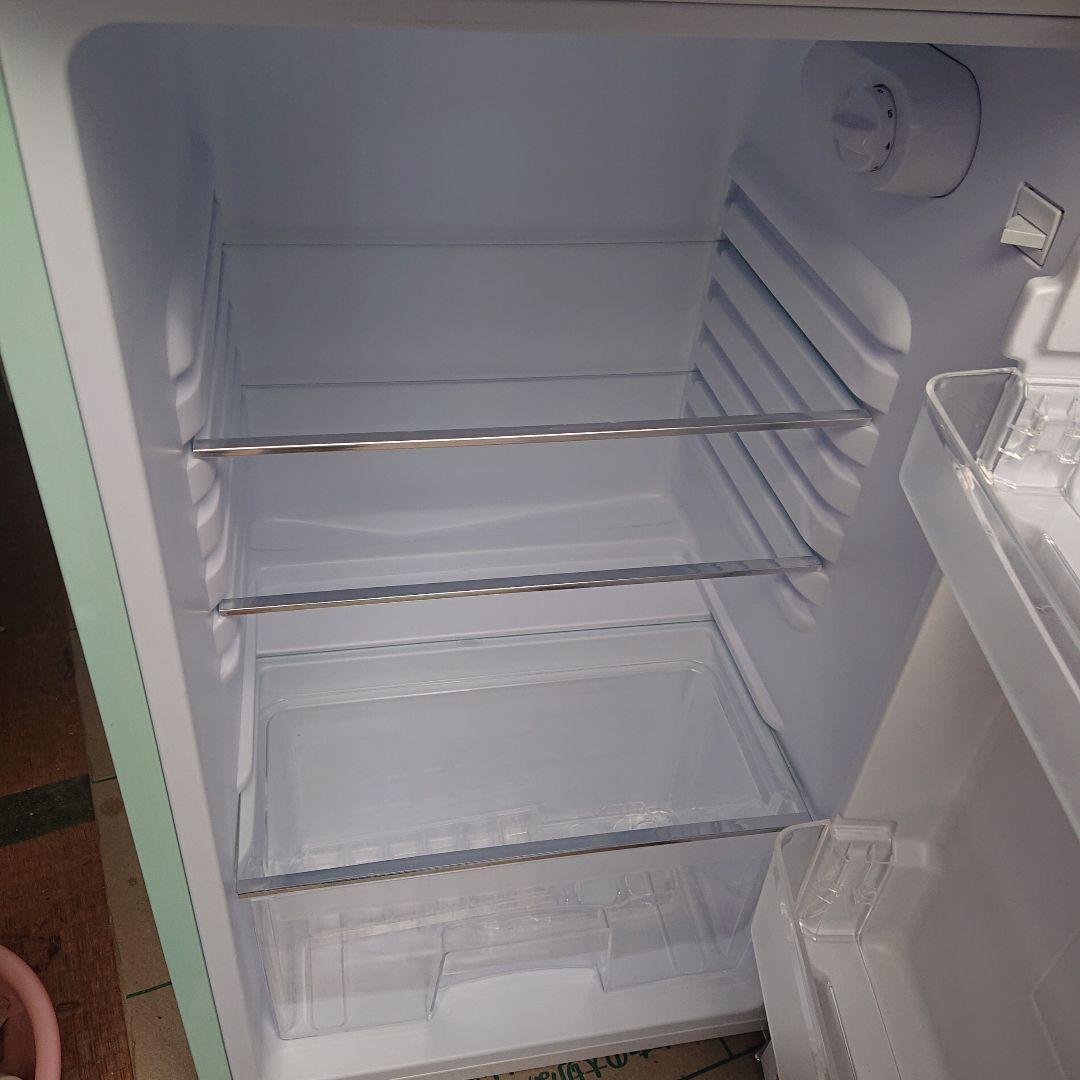 アイリス レトロ冷凍冷蔵庫PRR-122D-LGライトグリーン 2024年製