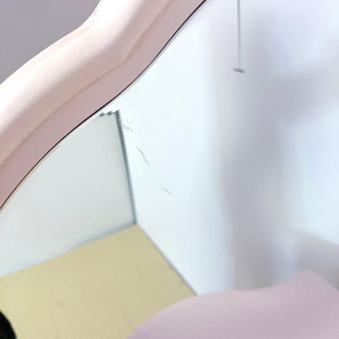 アンティーク調 ロココ調 ドレッサー コンソール ピンク 電源付き