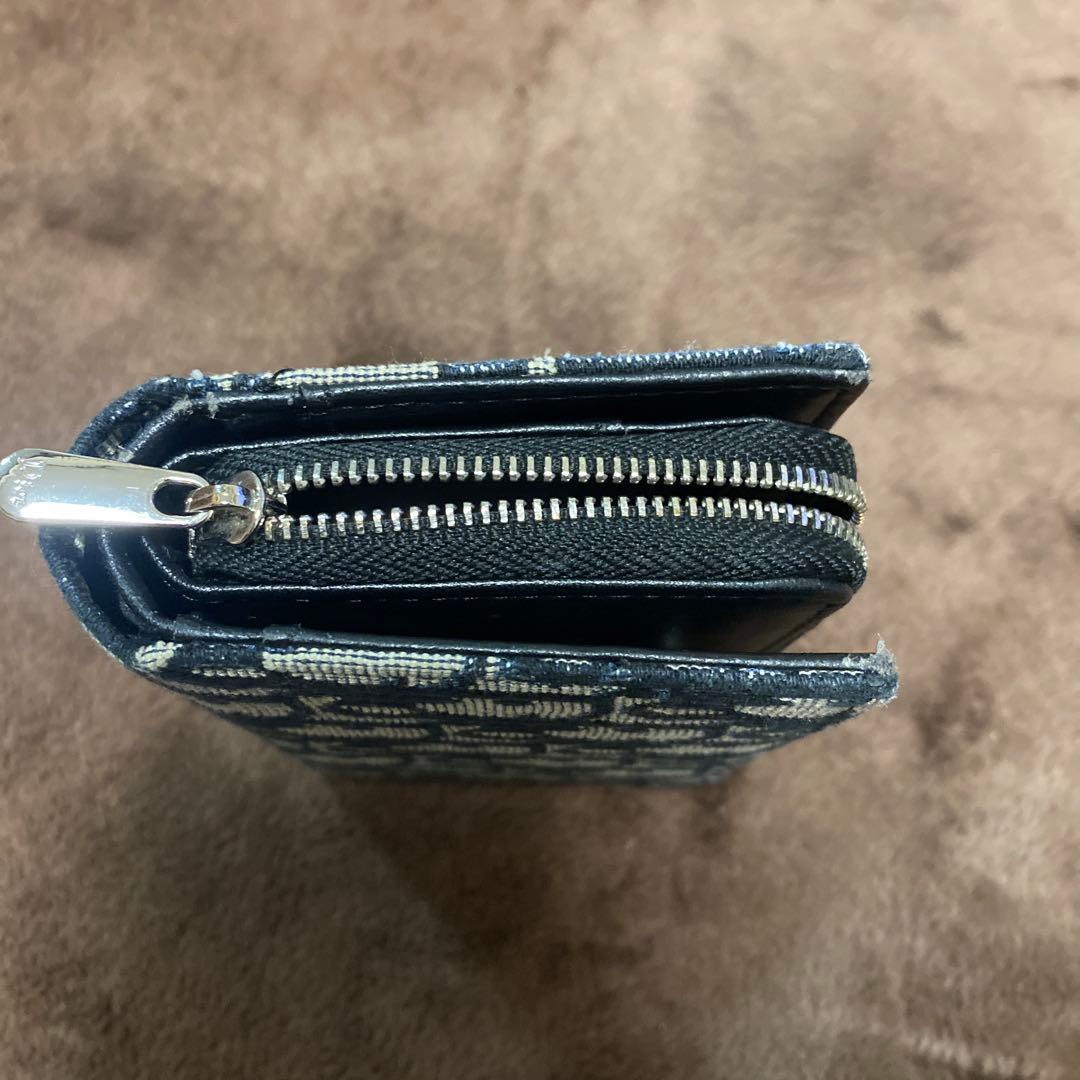 Christian Dior 三つ折り財布 ロゴパターン