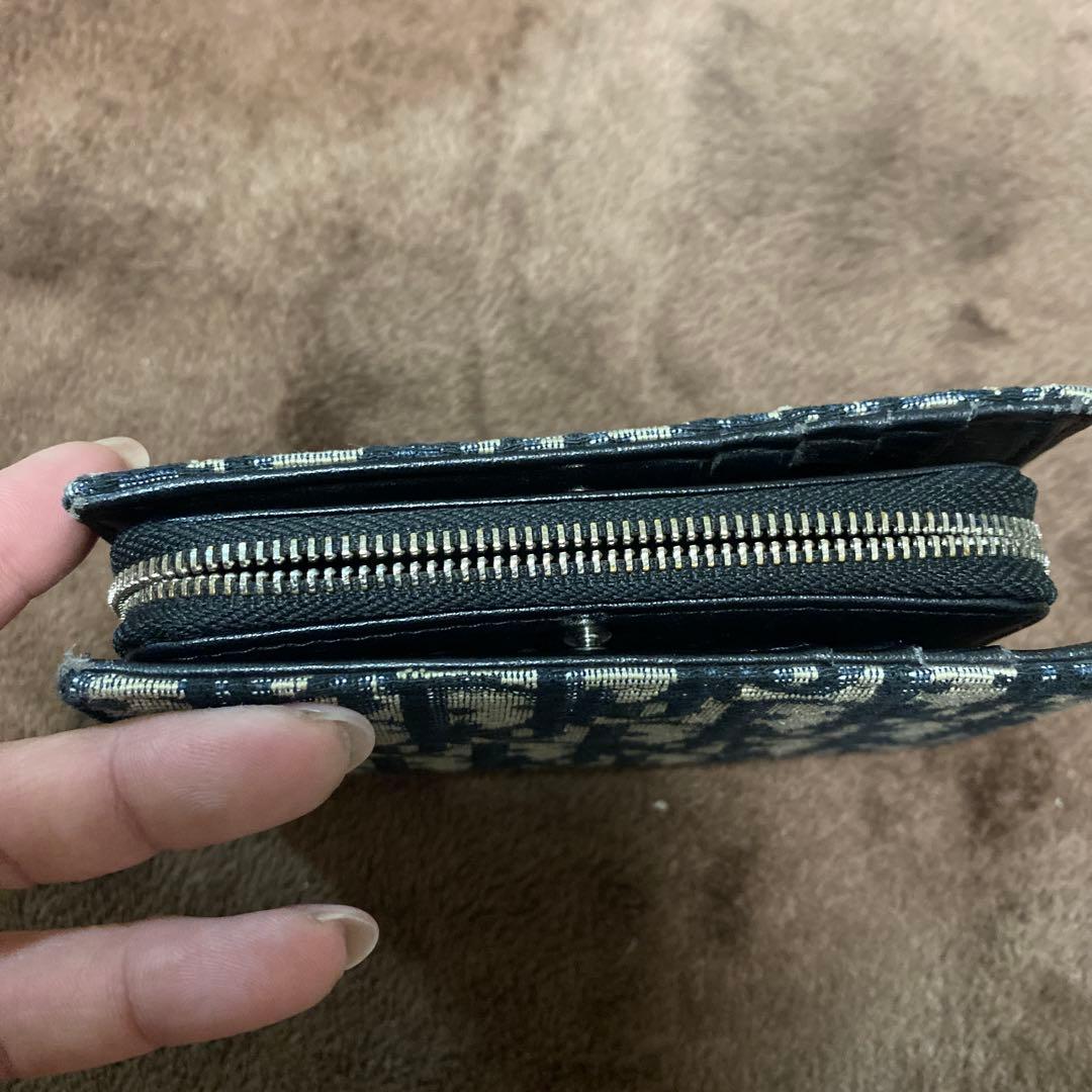 Christian Dior 三つ折り財布 ロゴパターン