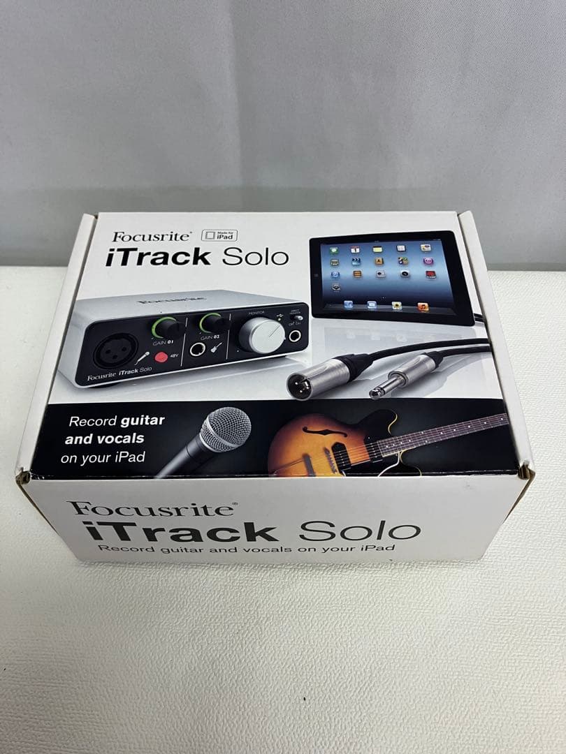 【美品】Focusrite iTrack Solo Focusrite iTrack Solo Lightning iOS対応 オーディオインターフェース