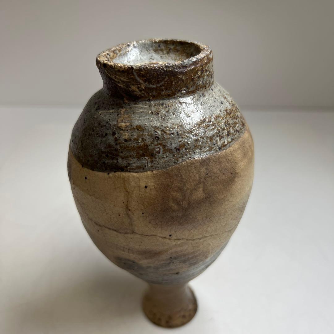 古代 鶏龍山 徳利 木箱付 高さ15.7㎝ 東Y7-1226☆2F