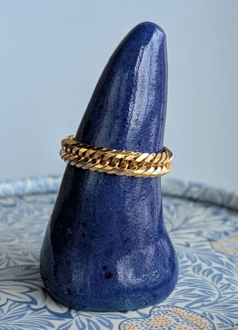 ￥1.000 off k18 ダブル喜平12面 チェーンR14.5号 2.9g