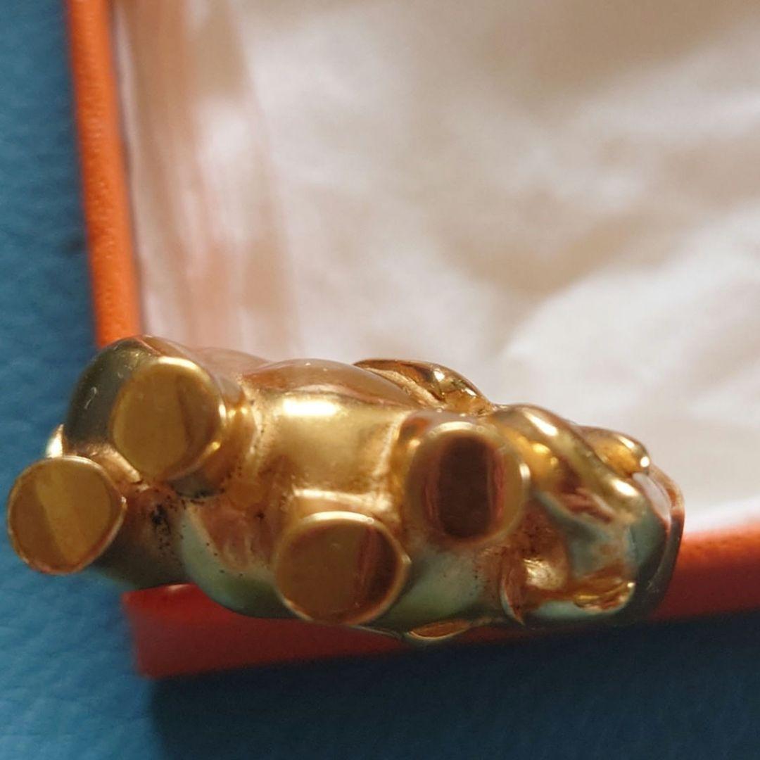 ■値下■HERMES エレファント カデナ ゴールド エルメス