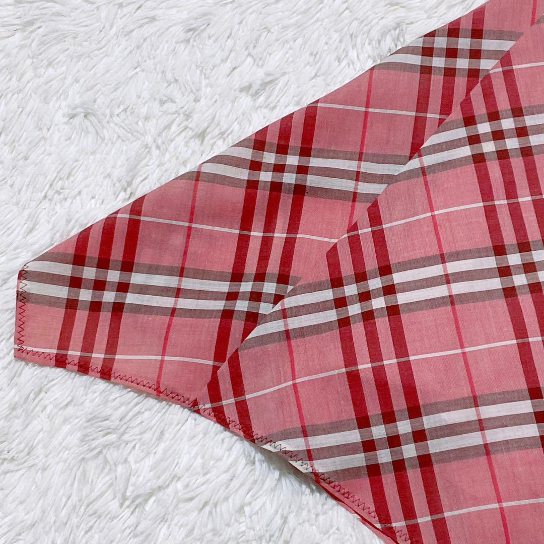 未使用級✨バーバリーブルーレーベル ノバチェック ピンクスカートアシンメトリー