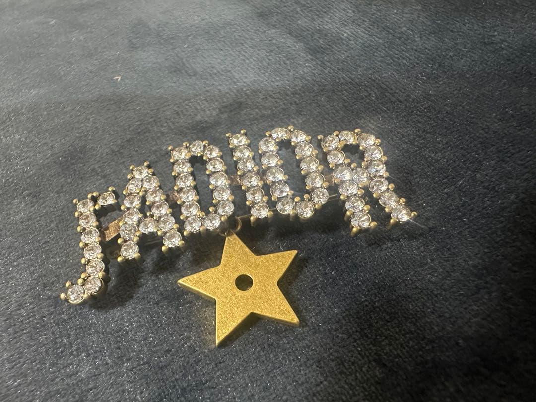 NR/7.30/10 DIOR ブローチ　スター　ラインストーン