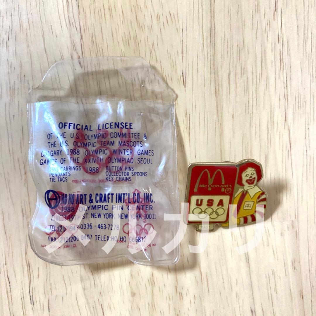 マクドナルド ソウルオリンピック USA ピンバッジ フルセット 希少